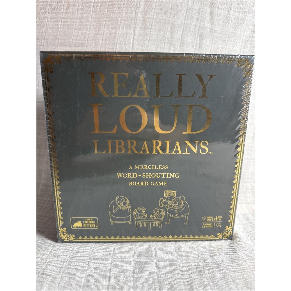 Really Loud Librarians Game, NEW/Sealed,‎ 8 Yr. +, Party Game, 2 Players